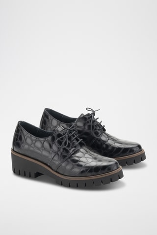 Leren Derby's Corvo - Zwart