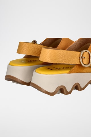 Leren Clogs Td Ola Beig - Geel