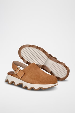 Leren Clogs Td Ola Beig - Camel