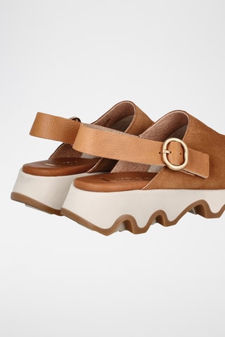 Leren Clogs Td Ola Beig - Camel
