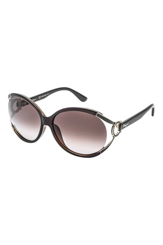 Lunettes de soleil femme - Catégorie 3 - Marron foncé - Salvatore Ferragamo