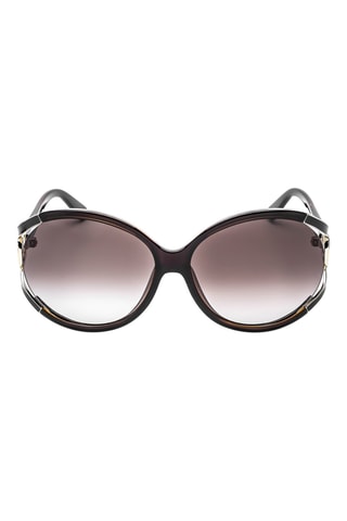 Lunettes de soleil femme - Catégorie 3 - Marron foncé - Salvatore Ferragamo
