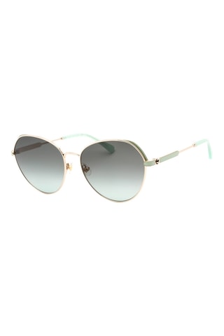 Lunettes de soleil femme - Catégorie 3 - Doré et vert - Kate Spade