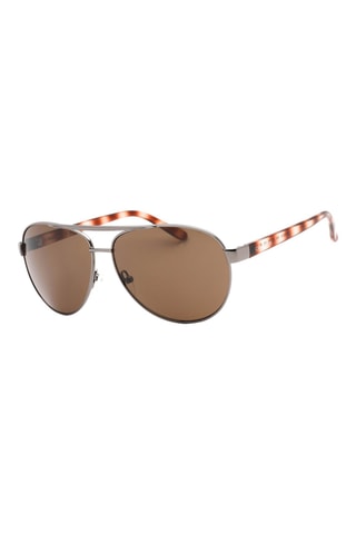 Lunettes de soleil femme - Catégorie 3 - Argenté et marron - Calvin Klein