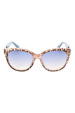 Lunettes de soleil femme - Catégorie 3 - Marron et ciel - Guess