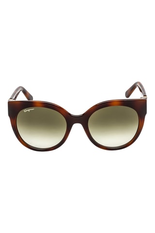 Lunettes de soleil femme - Catégorie 3 - Marron - Salvatore Ferragamo