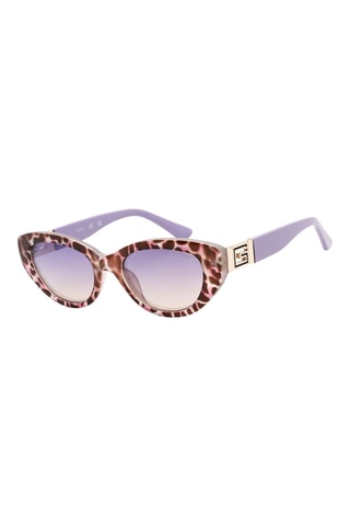 Lunettes de soleil femme - Catégorie 3 - Marron et mauve - Guess