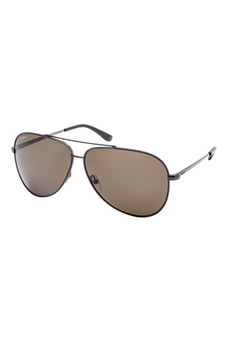 Lunettes de soleil femme - Catégorie 3  - Noir et marron foncé - Salvatore Ferragamo