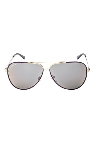 Lunettes de soleil femme - Catégorie 3  - Doré et violet - Salvatore Ferragamo