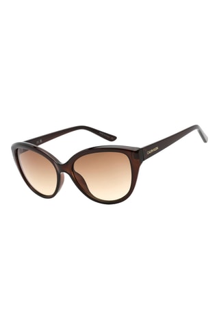 Lunettes de soleil femme - Catégorie 3 - Marron - Calvin Klein