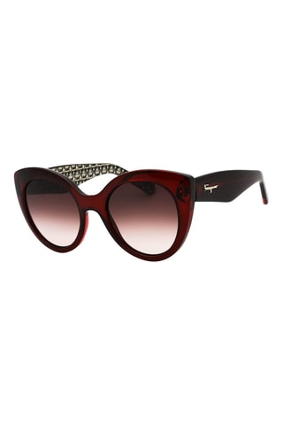 Lunettes de soleil femme - Catégorie 3 - Bordeaux - Salvatore Ferragamo