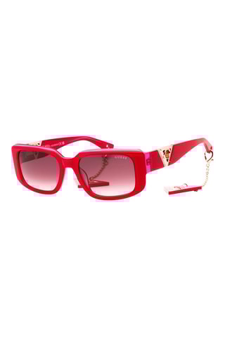 Lunettes de soleil femme - Catégorie 3 - Rose et bordeaux - Guess