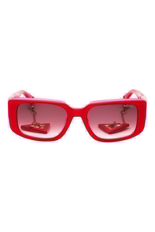 Lunettes de soleil femme - Catégorie 3 - Rose et bordeaux - Guess