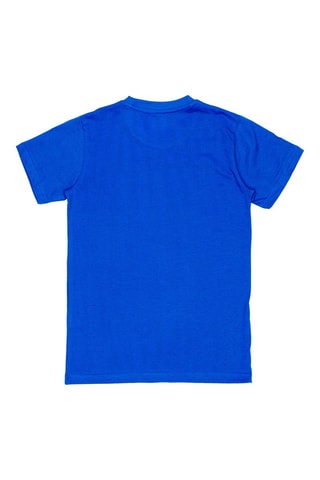 T-shirt et short - Bleu cobalt et blanc