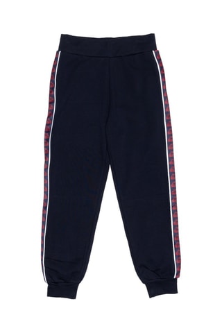 Set Sweater met Capuchon en Joggingbroek- Donkerblauw en Rood