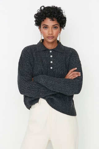 Camisola Antracite mesclado