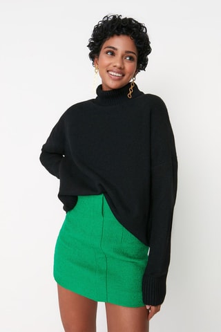 Camisola oversize Preto