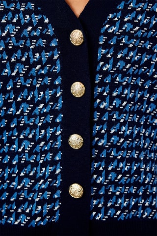 Casaco de malha - Azul-marinho