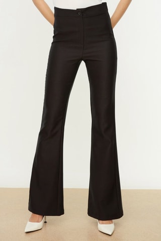 Calças bootcut Preto