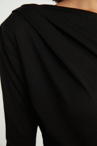 Top asymétrique Noir