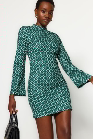 Vestido justo - Verde