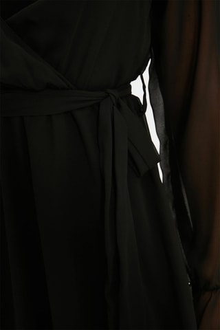 Vestido estilo patinadora Preto