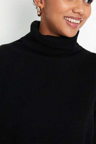 Vestido-camisola Preto