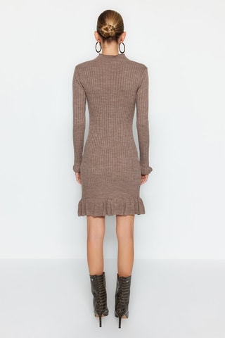 Vestido-camisola - Bege