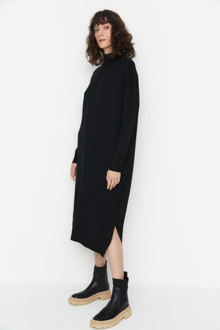 Vestido-camisola Preto