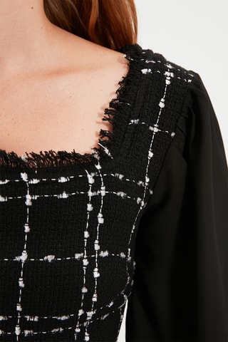 Vestido trapézio Preto