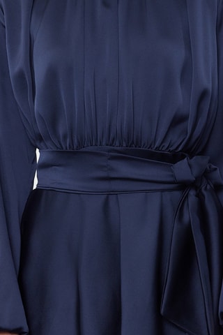 Vestido comprido - Azul-marinho