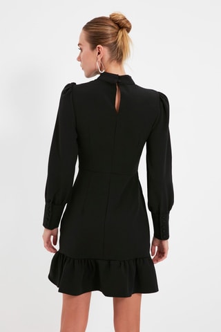 Vestido trapézio Preto