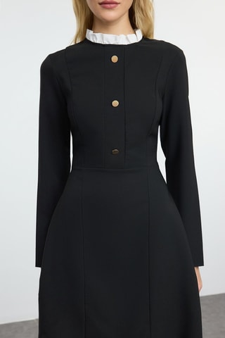 Vestido trapézio - Preto