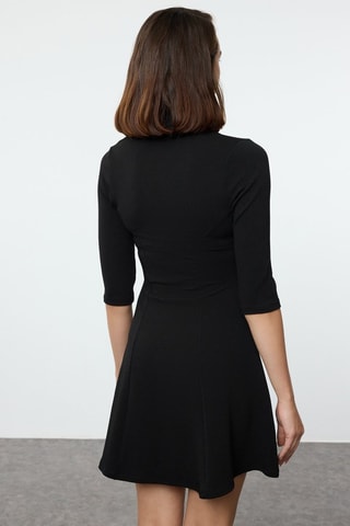 Vestido estilo patinadora - Preto