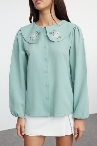 Camisa - Verde-claro