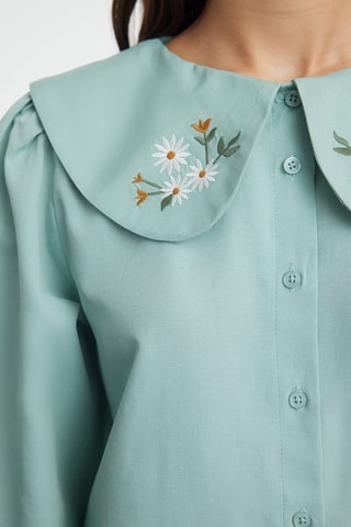 Camisa - Verde-claro