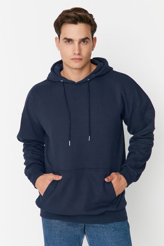 Sweat com capuz - Azul