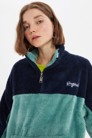 Sweat oversize - Azul