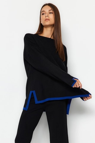 Camisola e calças - Preto