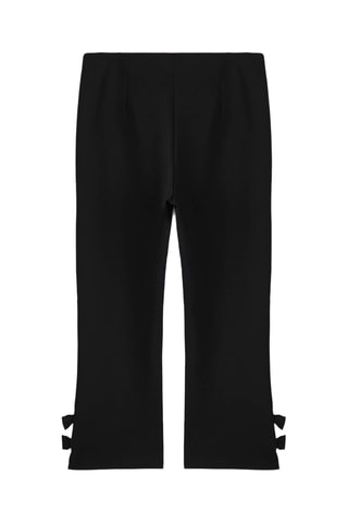 Calças flare cintura subida - Preto