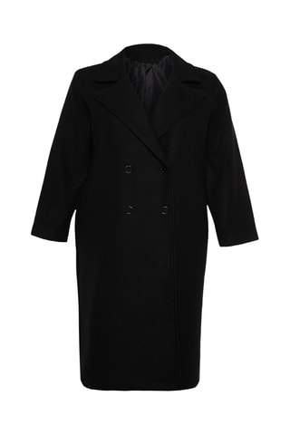 Sobretudo oversize - Preto