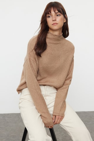 Camisola oversize - Bege