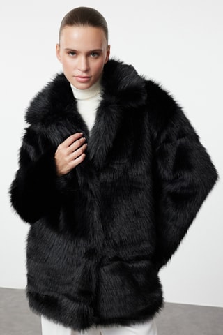 Sobretudo oversize - Preto