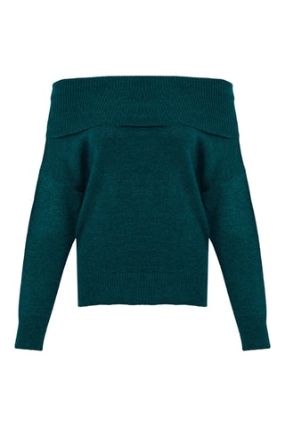 Camisola regular - Verde-esmeralda