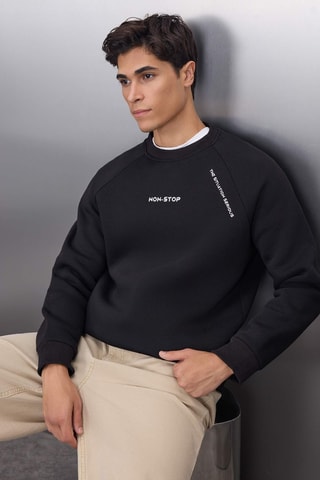 Sweat regular - Preto