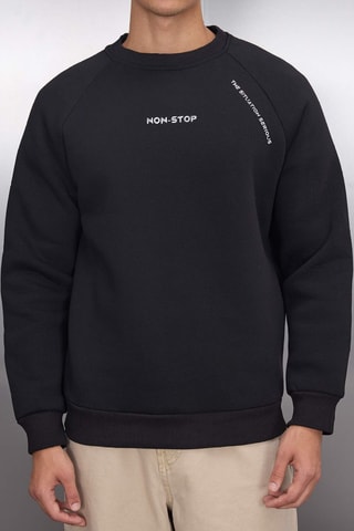Sweat regular - Preto