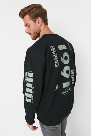 Sweat oversize - Preto