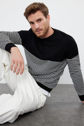 Camisola slim - Preto