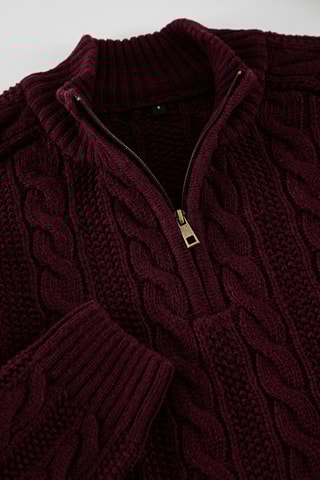 Camisola regular - Bordô
