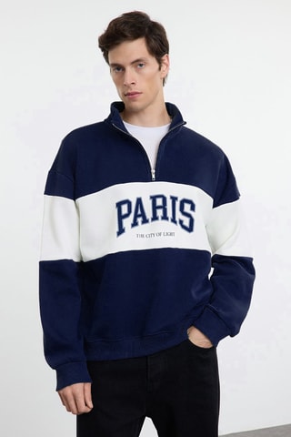 Sweat oversize - Azul-marinho